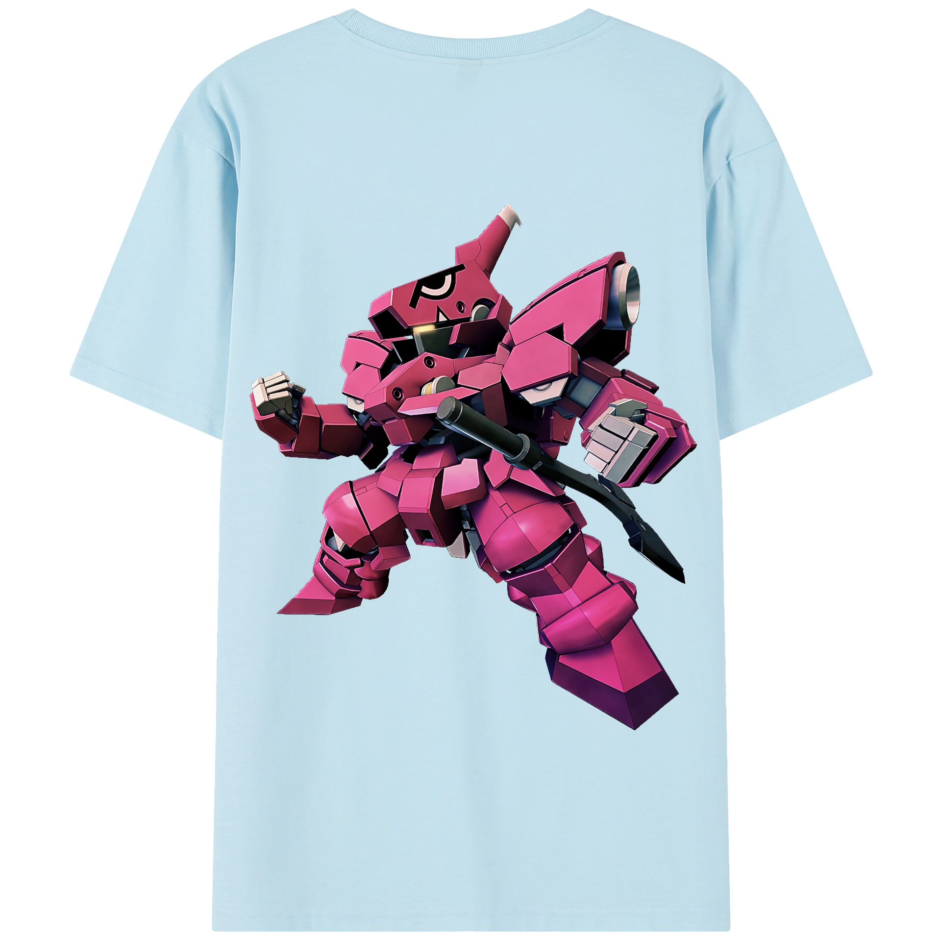 （画像用） 機動戦士ガンダム Mobile Suit Gundam 綿100％半袖Tシャツ（背面プリント）